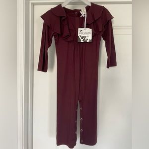 Kate Quinn Organic Bamboo Ruffle Jumpsuit Romper